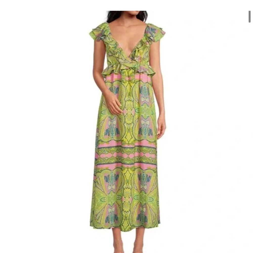 A LOVES A LEMONCELLE PRINT DRESS